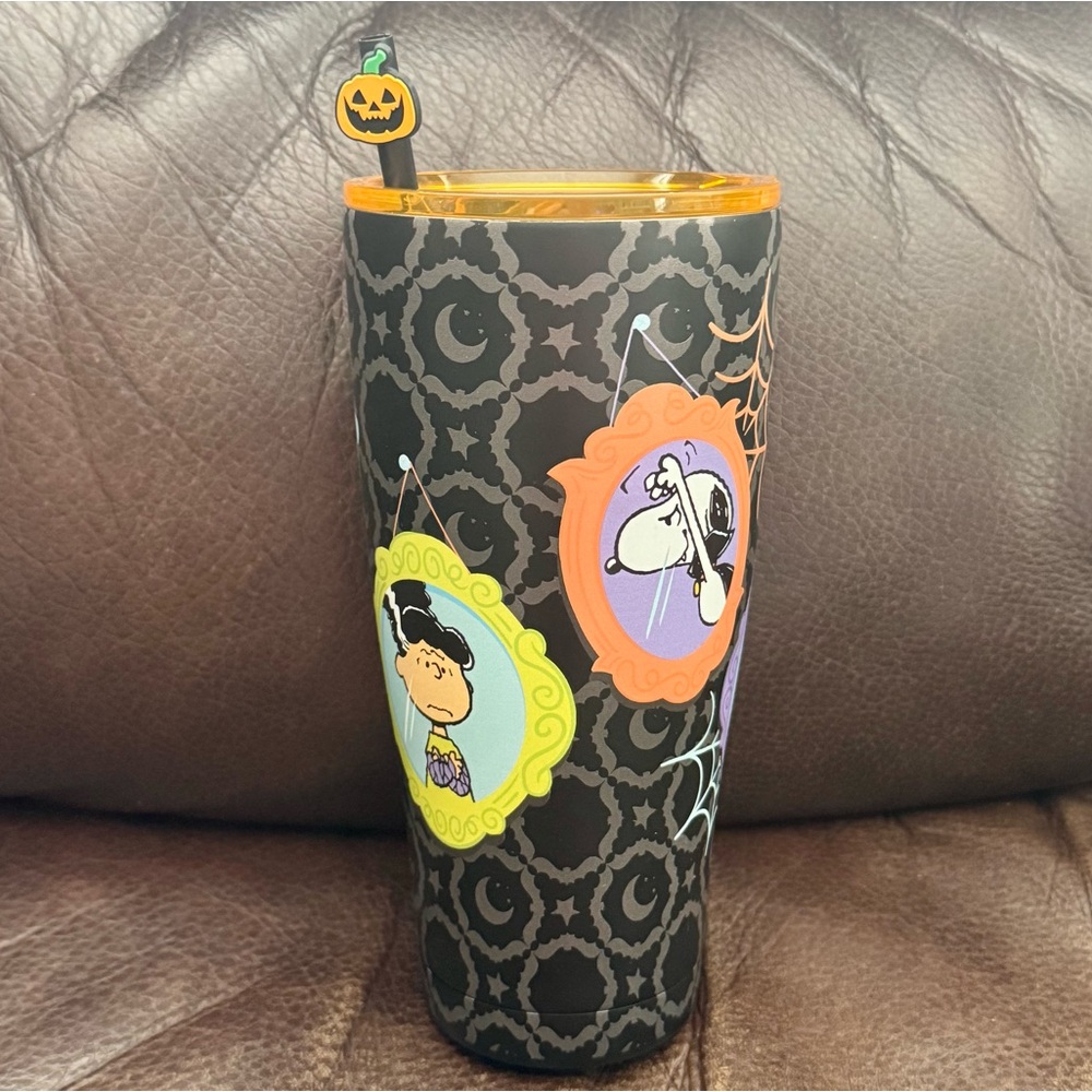 Peanuts Halloween Stainless Steel Travel Tumbler - Characters in Costumes